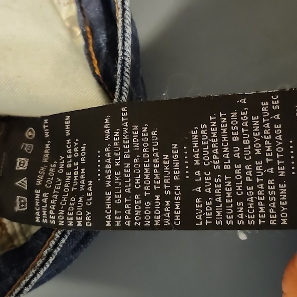 HARLEY DAVIDSON Genuine Women's Blue Jeans in EUC Size 2 Petite - Picture 7 of 7